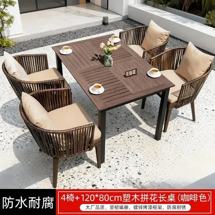 Ensembles de meubles de jardin modernes en bois