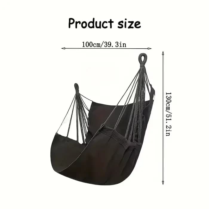 1PC chaise à bascule extérieure tissu hamac toile loisirs balançoire chaise dortoir Portable pliant