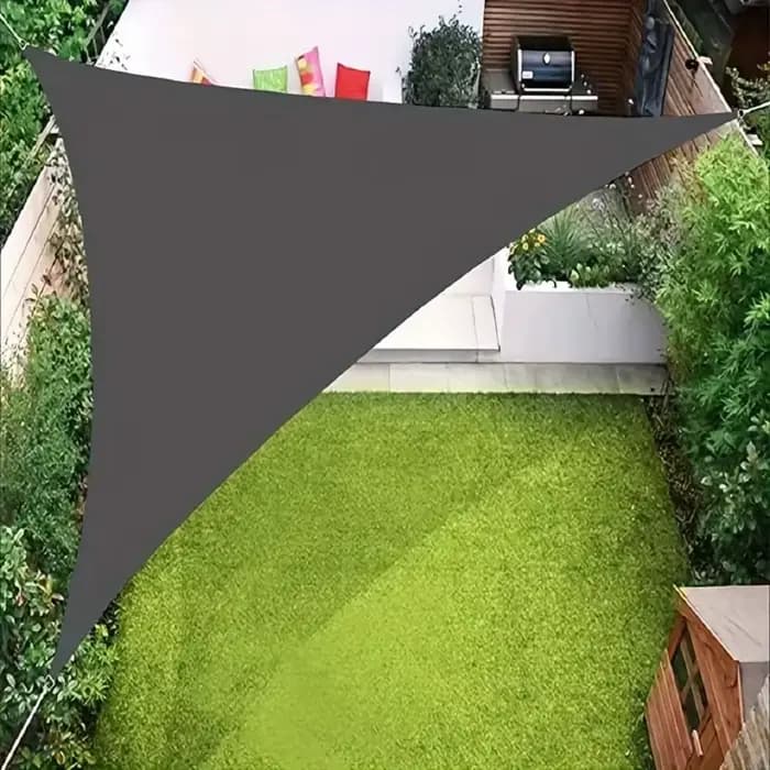 Abri solaire triangulaire étanche avec cordes, auvent extérieur de taille 3x3x3M, pare-soleil triangulaire Portable Durable pour zone de piscine