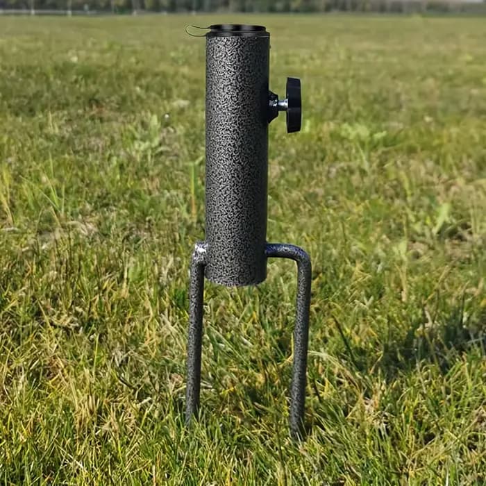 Base de parapluie Portable, support métallique adapté au drapeau, canne à pêche, parc extérieur, pla