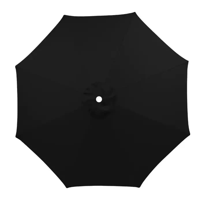 Couverture d'auvent de Parasol de jardin en tissu de remplacement, 2m 2.5m 2.7m 3m 3x2m, 6 ou 8 bras