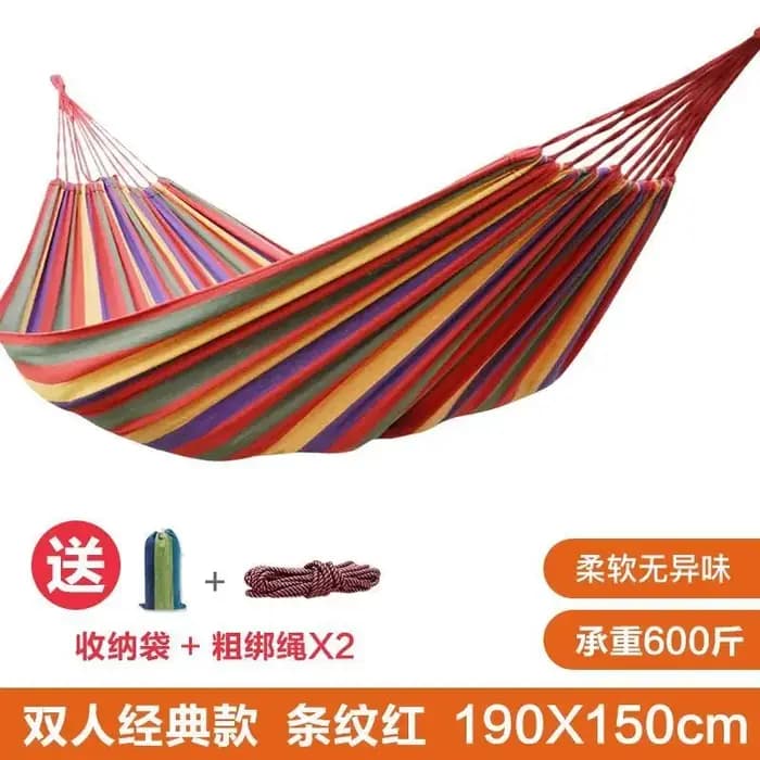 Hamac de jardin avec support pour 2 personnes