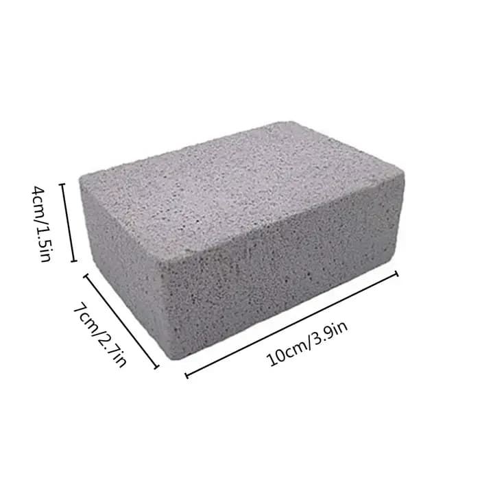 Brique de pierre ponce pour le nettoyage des grilles de barbecue