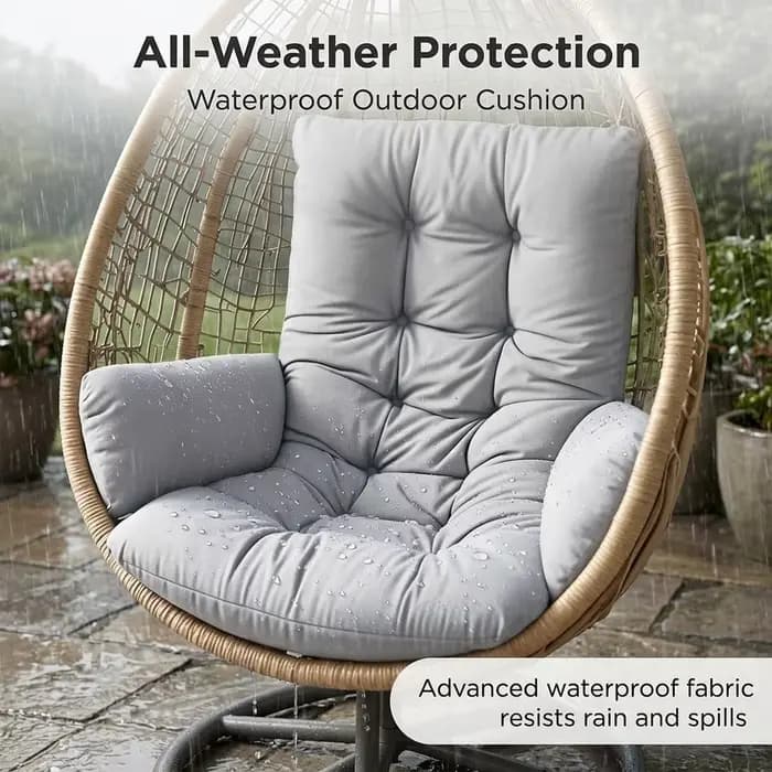 Coussin de remplacement pour fauteuil suspendu d'extérieur