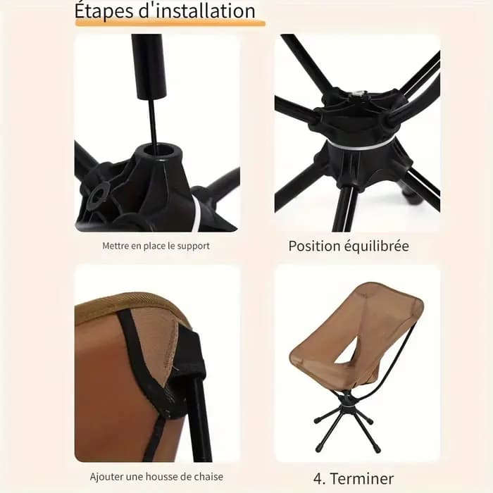 Chaises pliantes d'extérieur