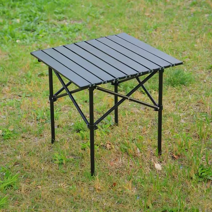 Table de pique-nique portable pliable en acier, petit format, prix abordable, idéale pour le jardin,