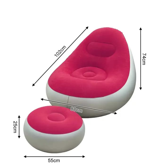 1PC Chaise longue gonflable pour adultes