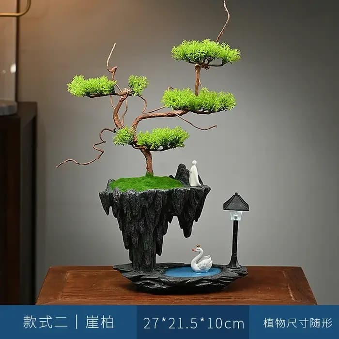 Simulation de plante verte Sky City