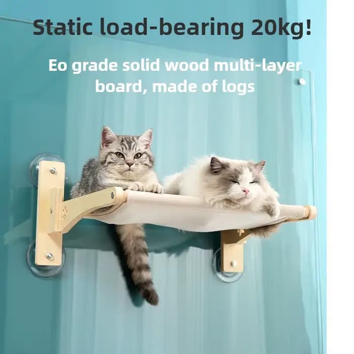 Hamac mural pliable pour chat