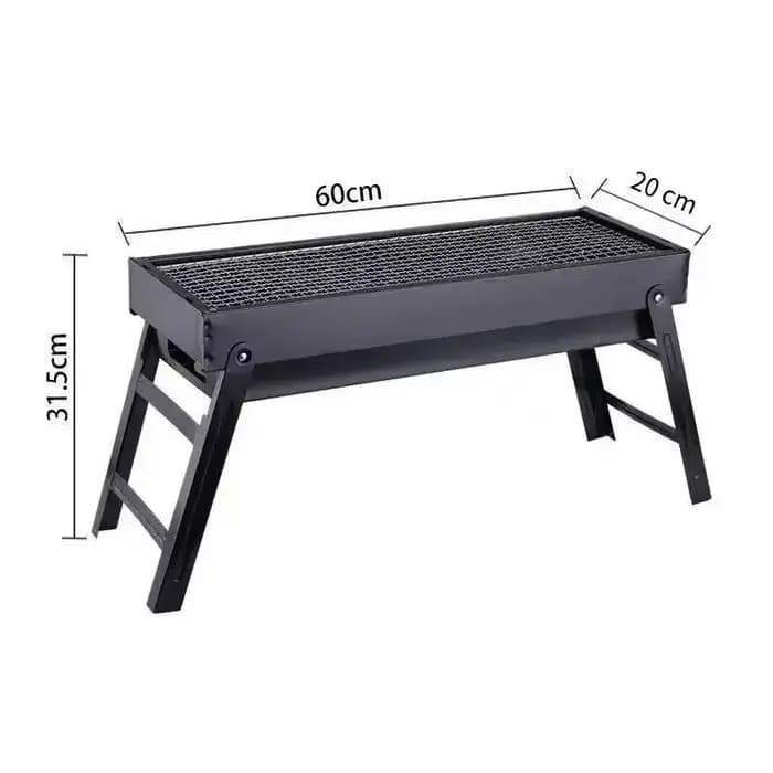 Nouveau Grand Barbecue Pliant Portable au Charbon de Bois pour Camping et Pique-nique en Extérieur – Four