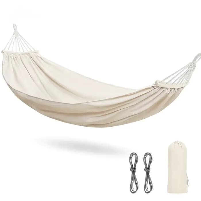 Hamac chaise balançoire Camping hamac épaissi tissu Durable toile hamacs simples voyage balançoire l