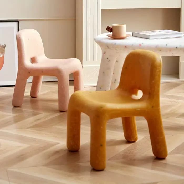 Chaise en plastique de style nordique de haute qualité