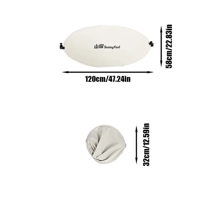 Mini chaise pliante de plage d'extérieur avec pare-soleil