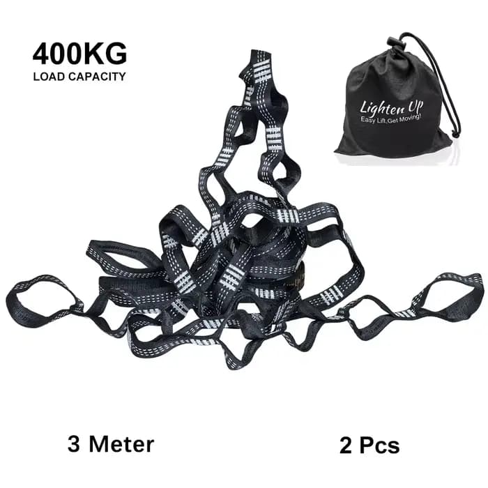 Sangle de hamac, 2 pièces, ceinture de corde, 300cm, pièce de rechange aérienne suspendue pour arbre