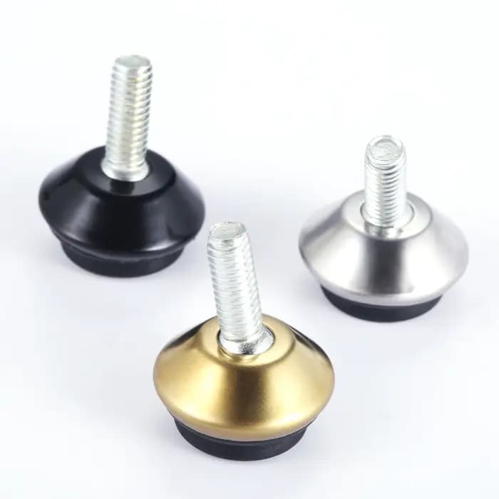 4 pièces niveleurs de meubles réglables pieds de Table de nivellement pieds Base noire pour Tables c
