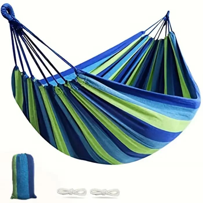 Hamac de loisirs durable, chaise balançoire de voyage simple, lit-balançoire décontracté pour jardin