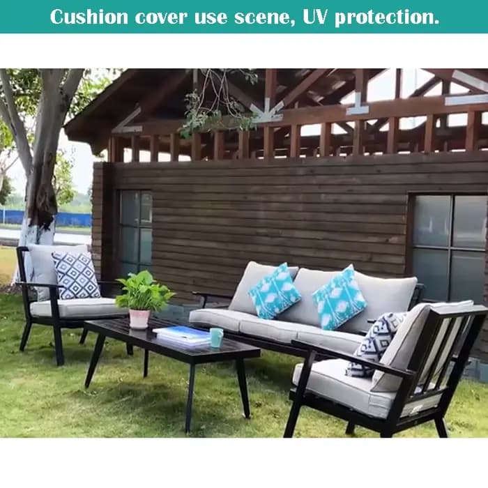 Juste de coussin de remplacement pour meubles de jardin