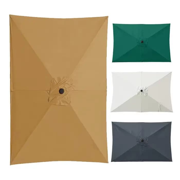 Parapluie de Patio rectangulaire 2x3 m