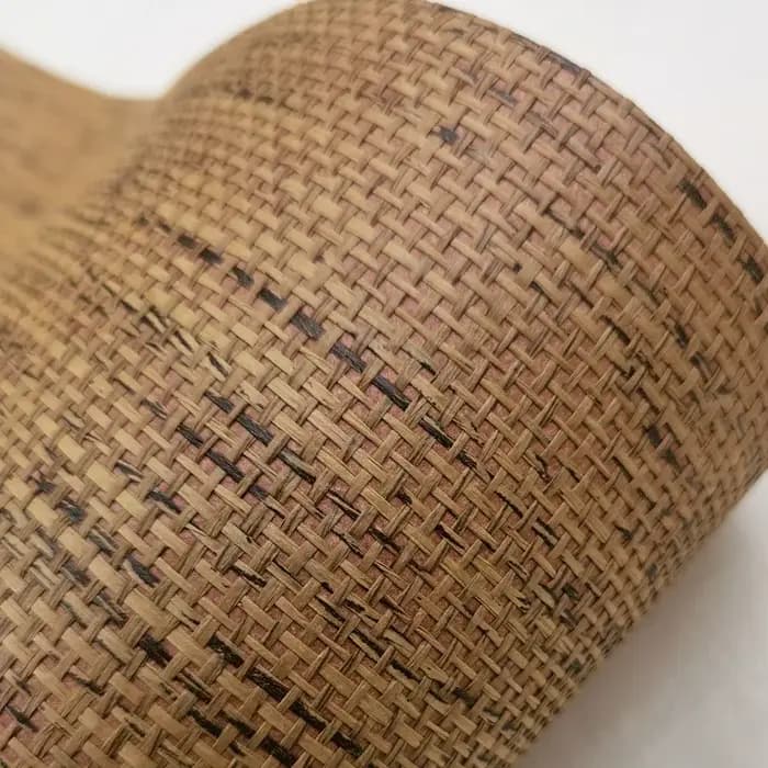 L:2.5 mètres de largeur: 450mm Design hôtel décorer herbe naturelle tissu meubles autocollant bricol