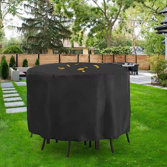 Couverture de Table ronde de jardin extérieur-tissu Oxford