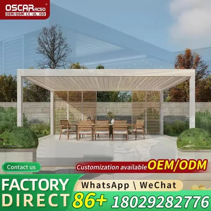 Pergola en bois haute performance, facile à assembler, pour jardin, cour arrière, patio, mobilier de