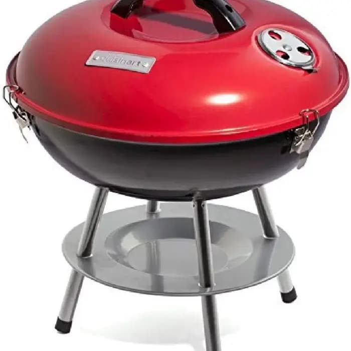 Barbecue Portable 1pc gril à charbon de bois Barbecue Portable bouilloire grilles extérieures fumeurs pour Patio arrière-cour Barbecue four de camping