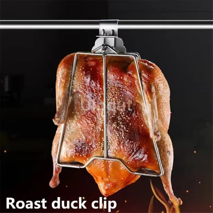 Clip de canard rôti de poulet en acier inoxydable
