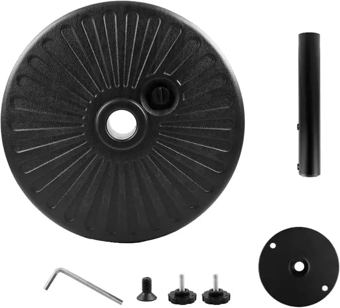 Base lestée pour mobilier d'extérieur 44BLS, support d'ancre réglable Anti-vent, rechargeable au sab