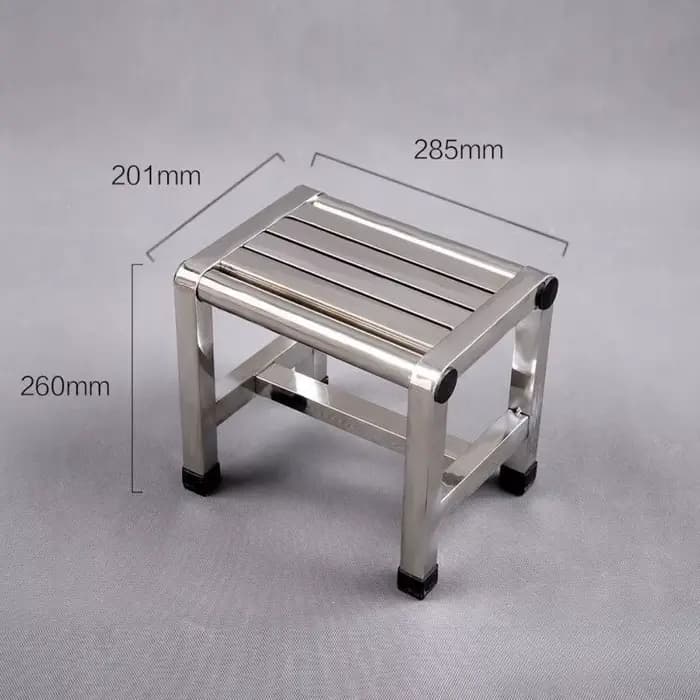 Tabouret épais en acier inoxydable, Tabouret de cueillette de légumes, tabourets bas imperméables en