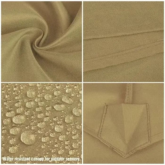 Demi Parasol en tissu remplaçable