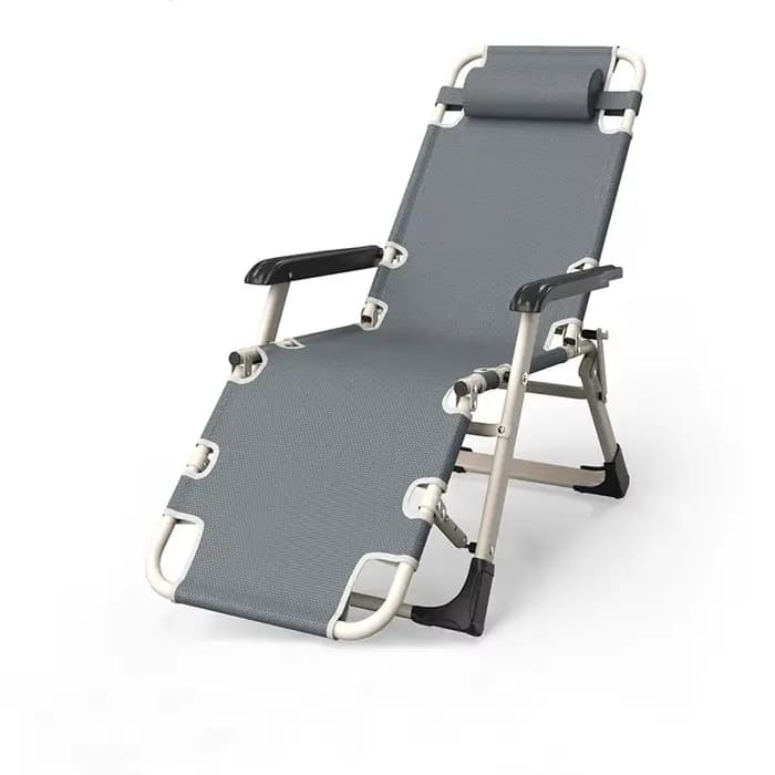 UVR-Chaise Inclinable Pliable avec Dossier Réglable, Fauteuil de Plage, Bureau, Déjeuner, Extérieur,