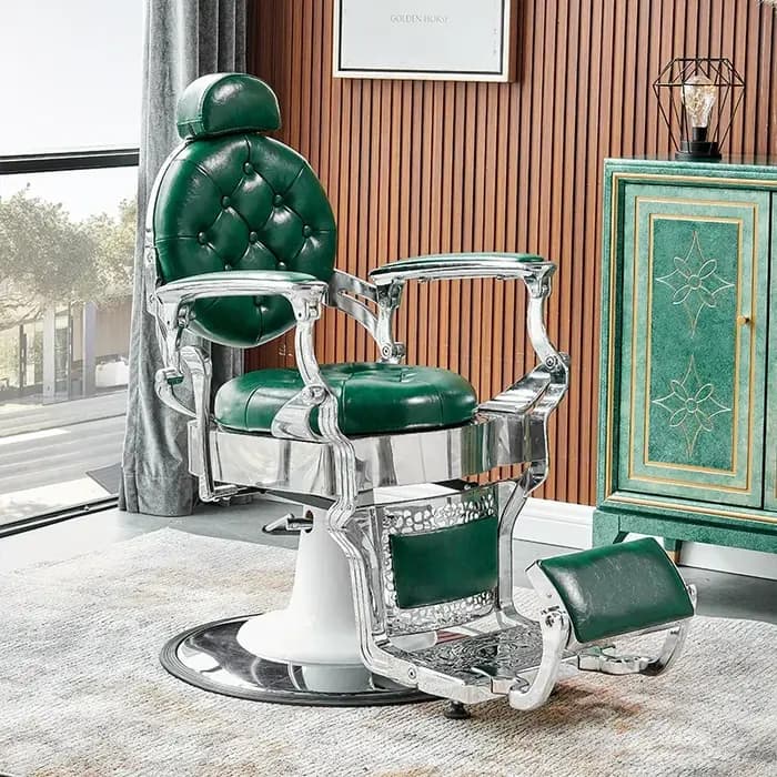 Accoudoir confortable chaise de barbier moderne Glamour Simple nordique