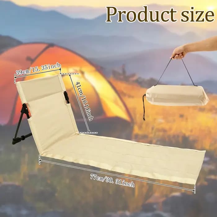 Chaise de Camping pliable en tissu Oxford