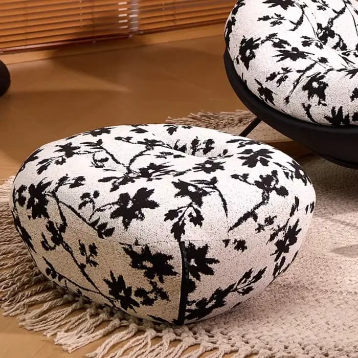 Fauteuil à bascule contemporain en forme d'œuf