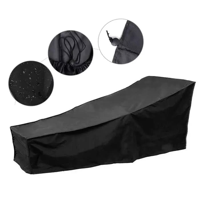 Juste de Protection Imperméable pour Chaise Longue, Inclinable, pour Jardin, Cour Extérieure