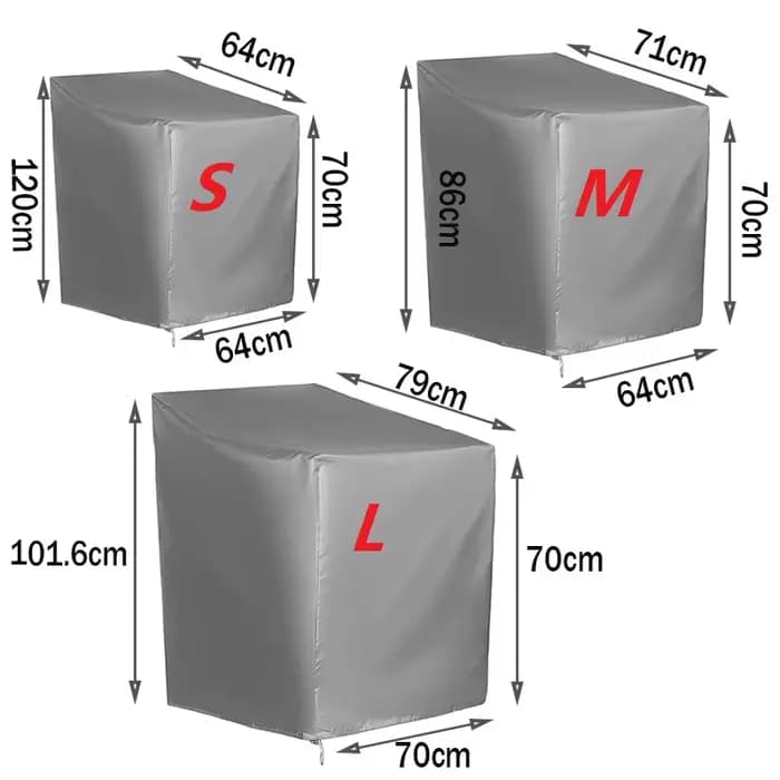 Couverture imperméable pour meubles d'extérieur
