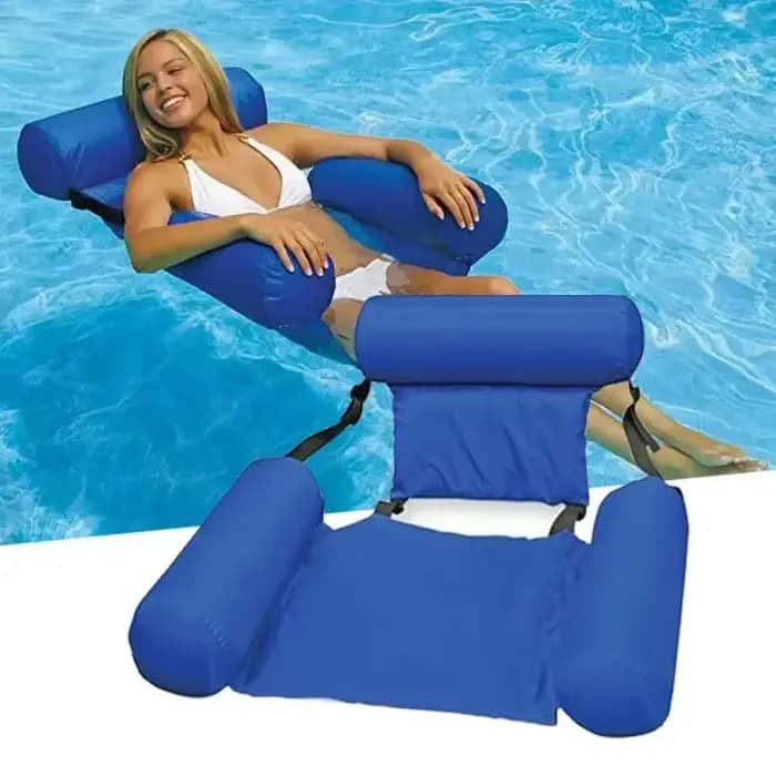 Hamac flottant pliable - Matelas gonflable pour piscine