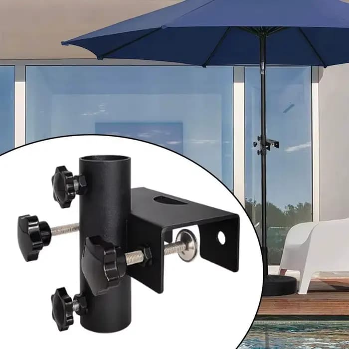 Pince de Parasol de Patio réglable en métal