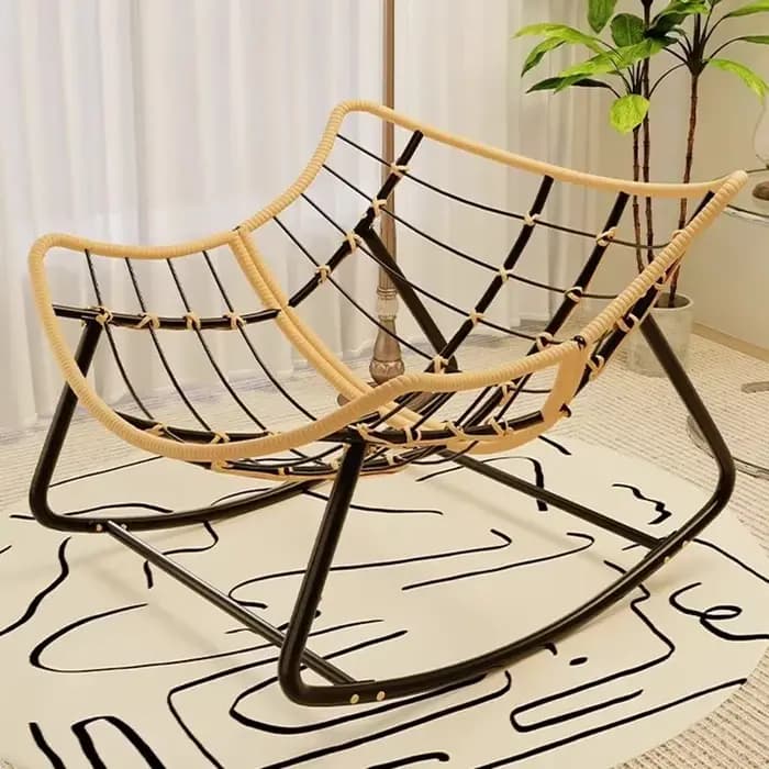 Relax paresseux salon chaises à bascule salon sexe vanité nordique canapé chaises confortable ergono