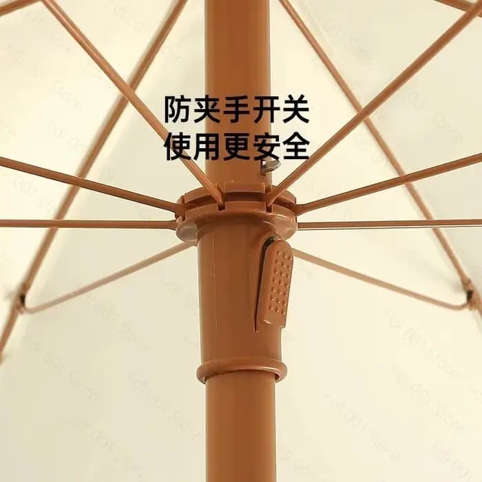 Parasol d'extérieur à franges françaises, parasol de plage pour cour, parasol de jardin à grille triangulaire, parasol de terrasse à colonne centrale, tendance internet