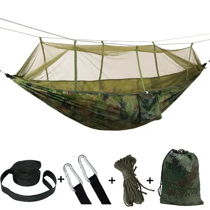 Hamac de Camping en plein air Portable léger avec moustiquaire