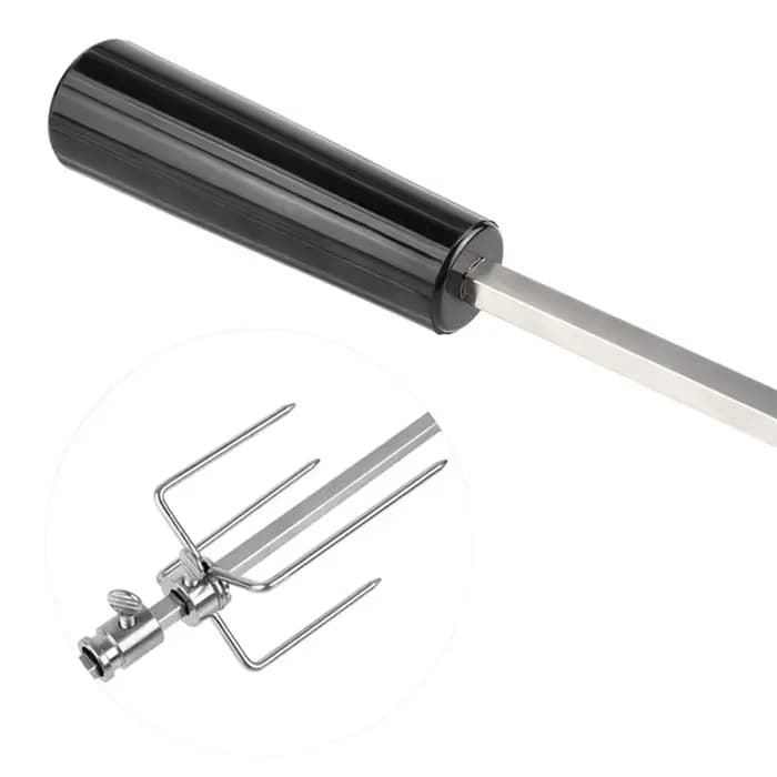 Moteur de barbecue BSEVB-BBQ avec brochettes rotatives électriques automatiques pour camping et usage domestique