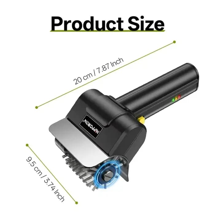 Brosse électrique portative rechargeable pour nettoyer les grilles de barbecue