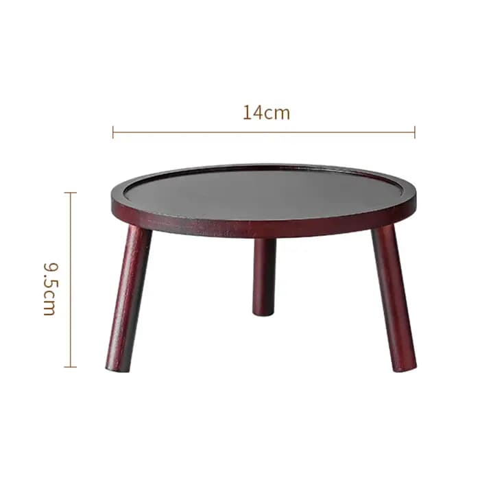 1Pc Mini tabouret en bois plante support