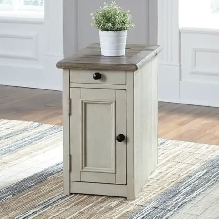 Ashley Furniture Signature Design-Bolanburg Table d'appoint pour chaise d'appoint, 14 po de largeur