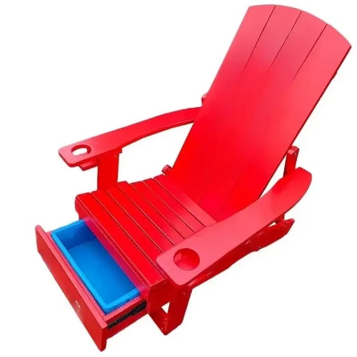 Mobilier d'extérieur Fauteuil en teck Chaise en plastique en résine de jardin