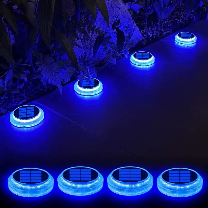 6 paquets de lumières solaires d'allée