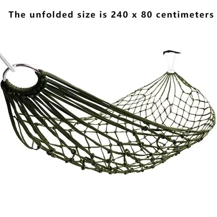 Hamac de jardin en corde de Nylon épaissie pour l'extérieur, hamac en maille d'intérieur, chaise piv
