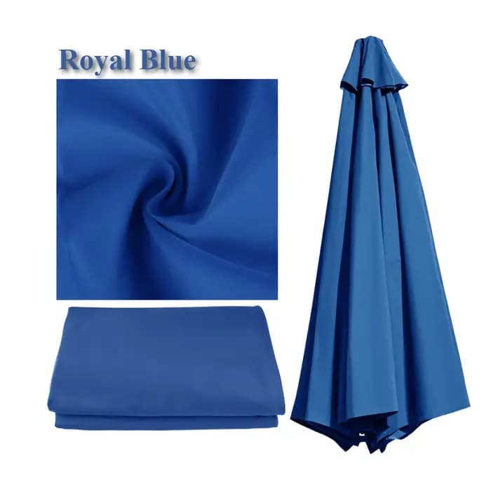 Housse de Parasol imperméable en tissu de remplacement pour jardin extérieur 2/2.5/2.7/3M, auvent de