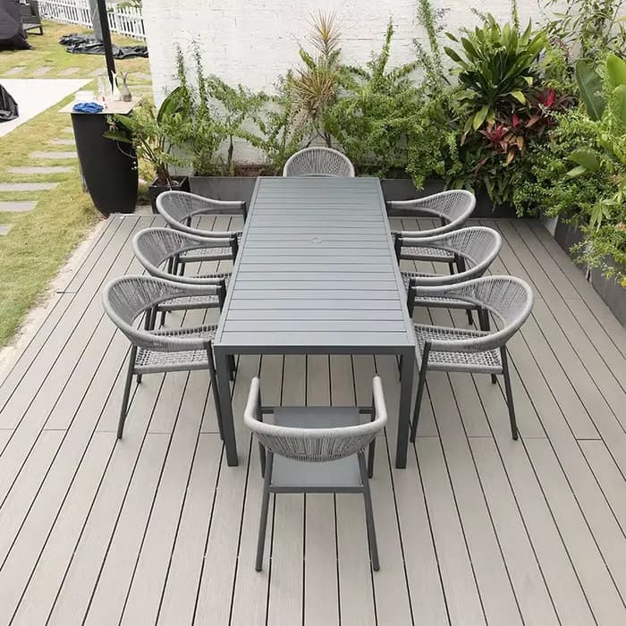 Chaise de salle à manger intérieure et extérieure Simple